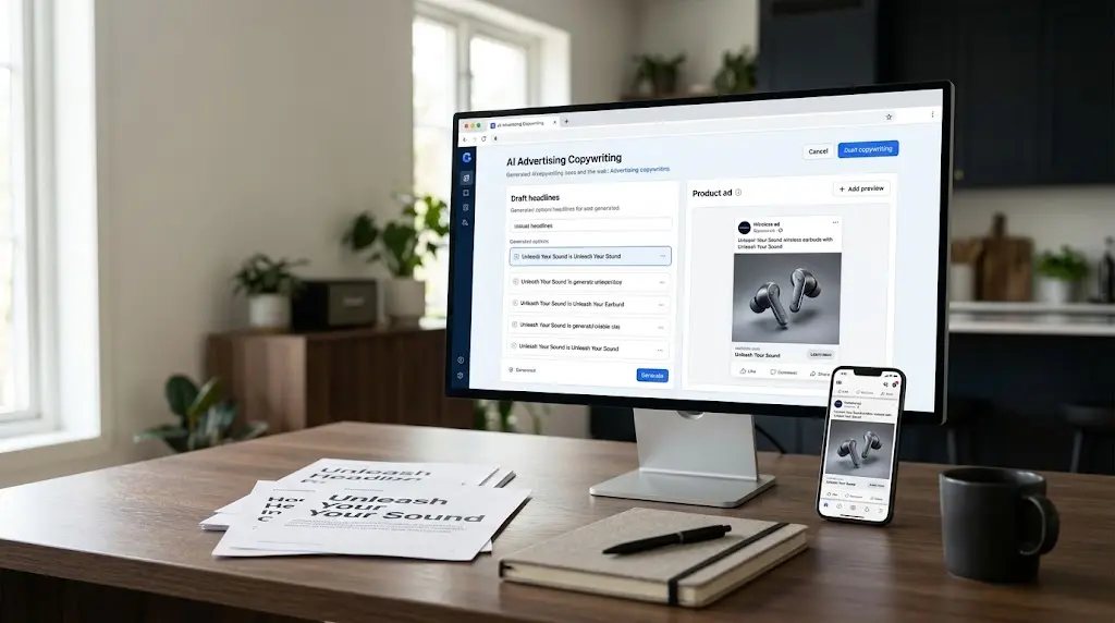 ChatGPT prompts for generating high-CTR Facebook ad headlines for e-commerce