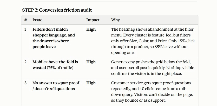 shopify category prompt